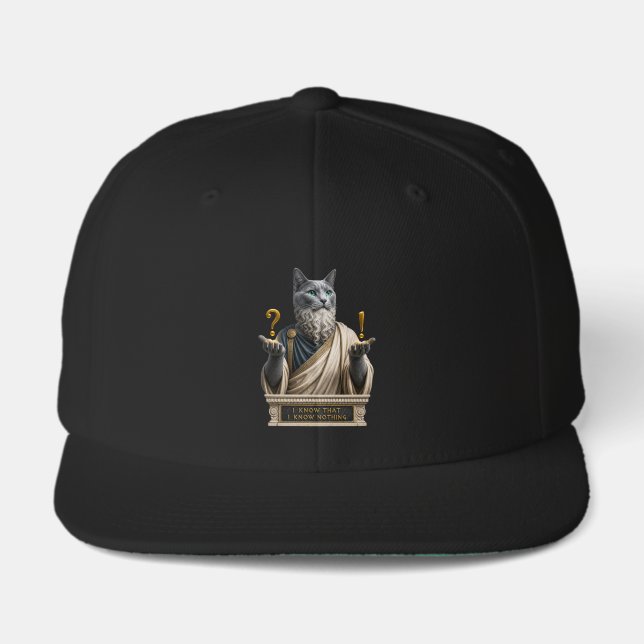 Russian Blue Socrates Cat Visor (Front)