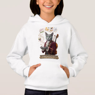 Russian Blue Vivaldi Cat: A Vibrant Legacy Hoodie