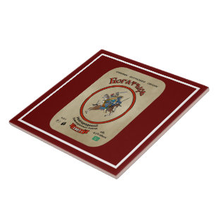 Russian Bogatyr Beer Ceramic Tile