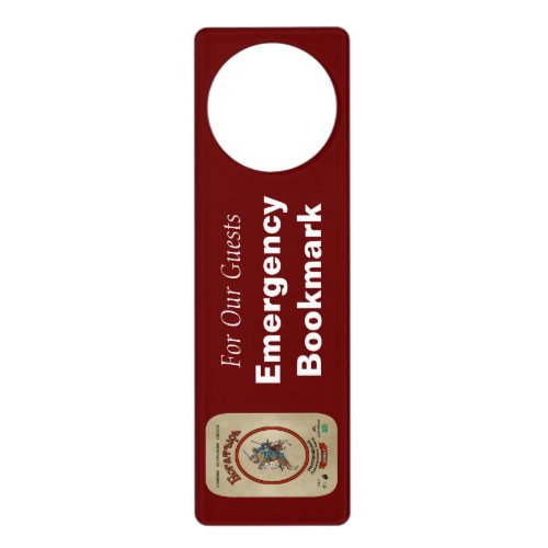 Russian Bogatyr Beer Emergency Bookmark Door Hanger