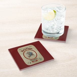 Russian Bogatyr Beer Glass Coaster