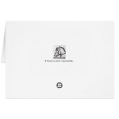 Russian Borzoi Dog against Russian skyline Cards (Back Horizontal)