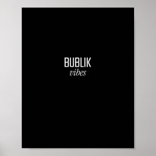 Russian Bublik Shirt Women Men Kids Boys Girls Bub Poster