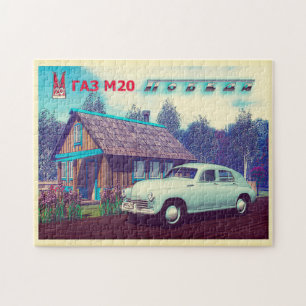 Russian Car And Dacha Jigsaw Puzzle