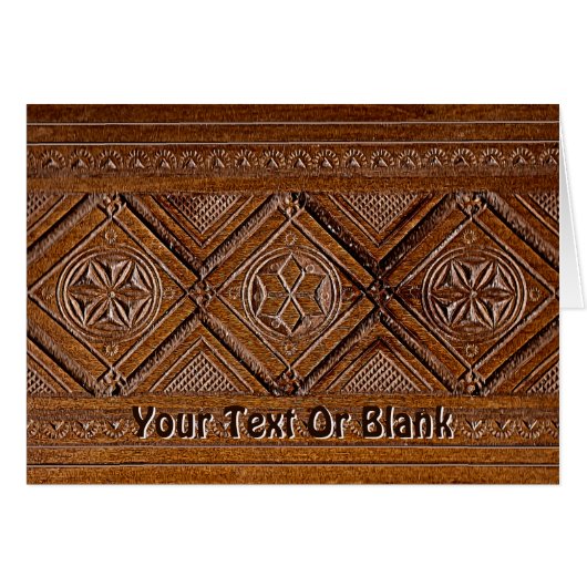 Russian Carved Wood Box Cards (Front Horizontal)
