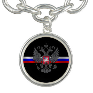 Russian Coat of arms Charm Bracelet