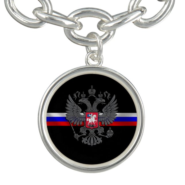 Russian Coat of arms Charm Bracelet (Design)