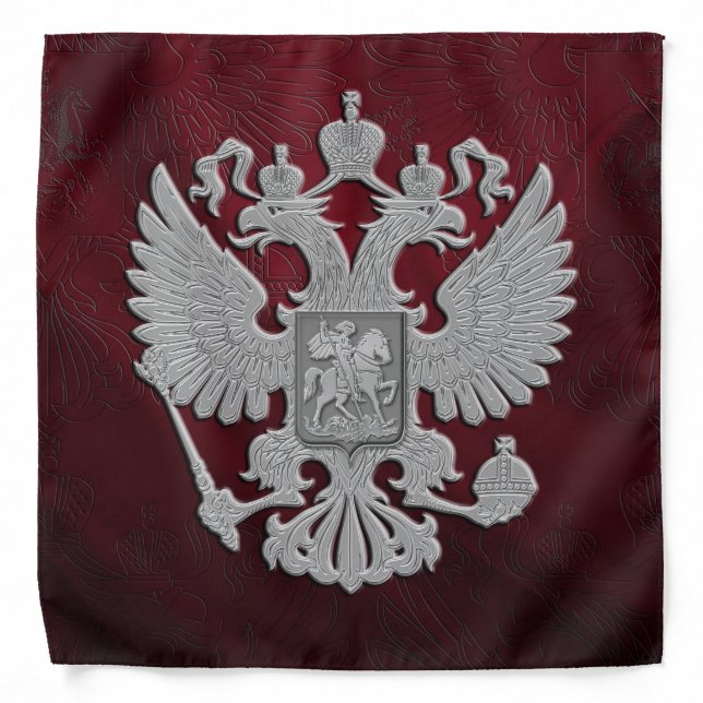 Russian Coat of arms flag Bandana (Front)