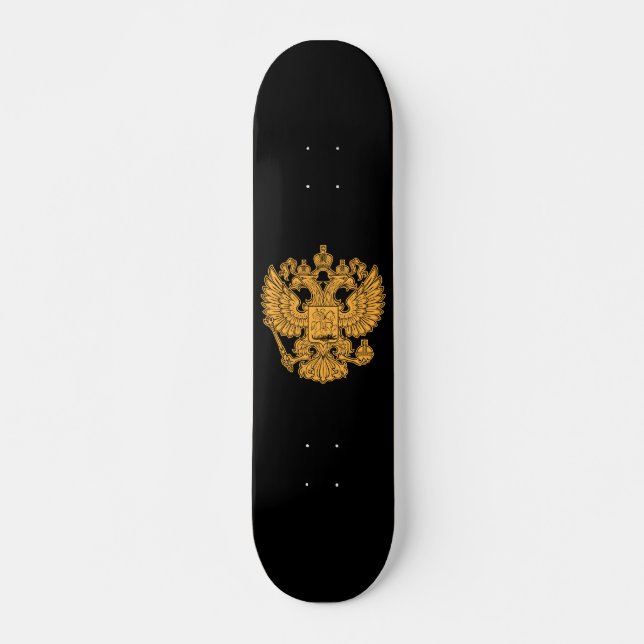 Russian Coat of Arms of The Russian Federation Skateboard Deck (Front)