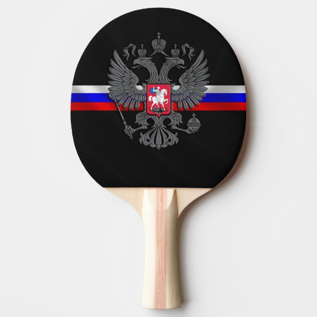 Russian Coat of arms Ping Pong Paddle (Front)