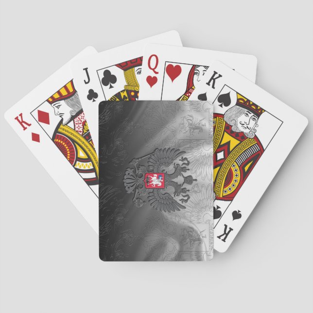 Russian Coat of arms Poker Cards (Back)