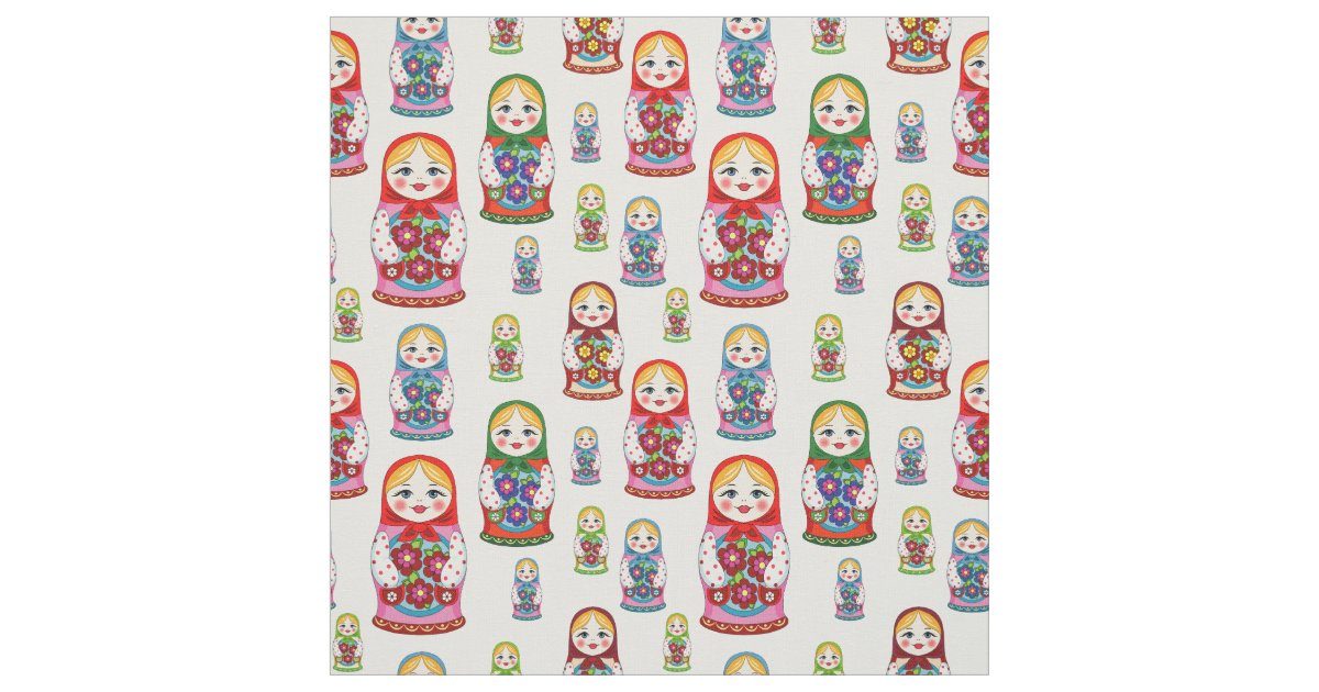 doll print fabric