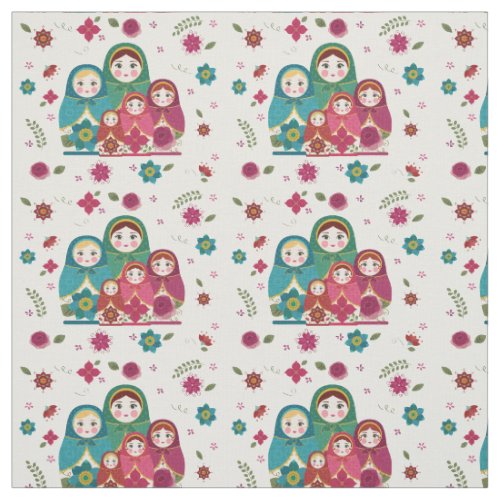 Russian Dolls Fabric