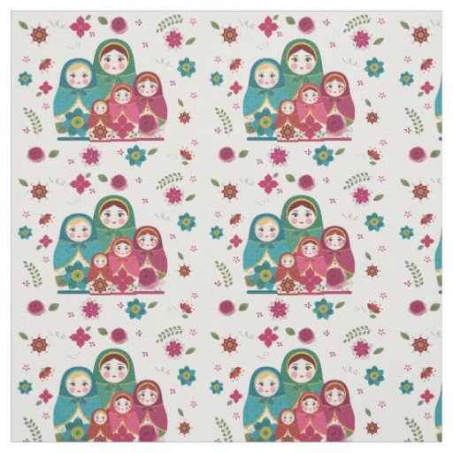 Russian Dolls Fabric