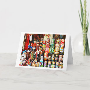 Russian dolls holiday card