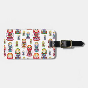 russian dolls luggage tag