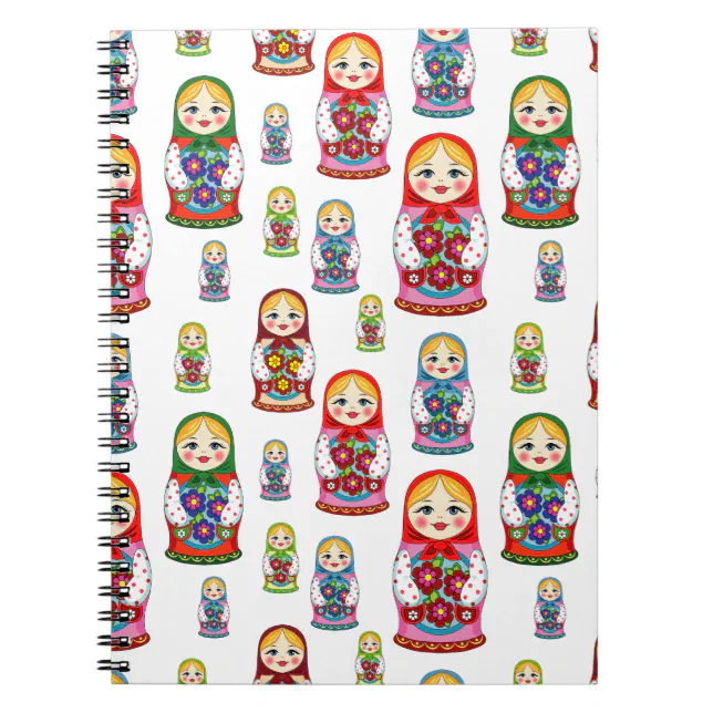 russian dolls notebook | Zazzle