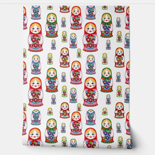 russian dolls wallpaper  (Unrolling)