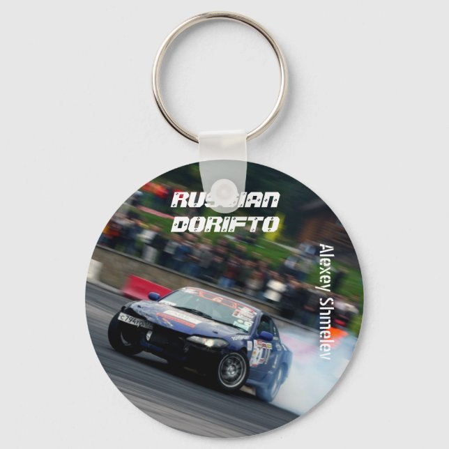 Russian Dorifto, Silvia S15, drift Keychain (Front)