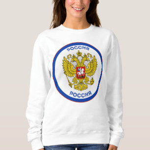 Russian double-headed eagle Circle Shape Sweatshirt