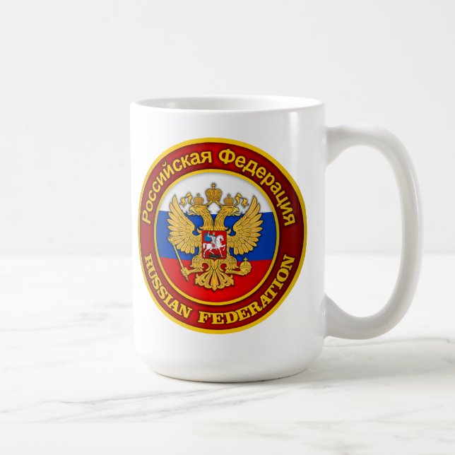 Russian Emblem Coffee Mug (Right)