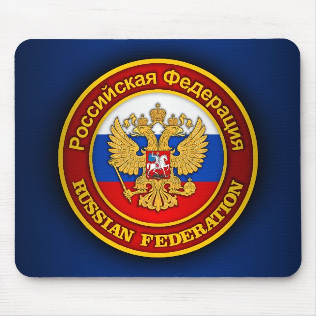 Russian Emblem Mouse Pad (Front)