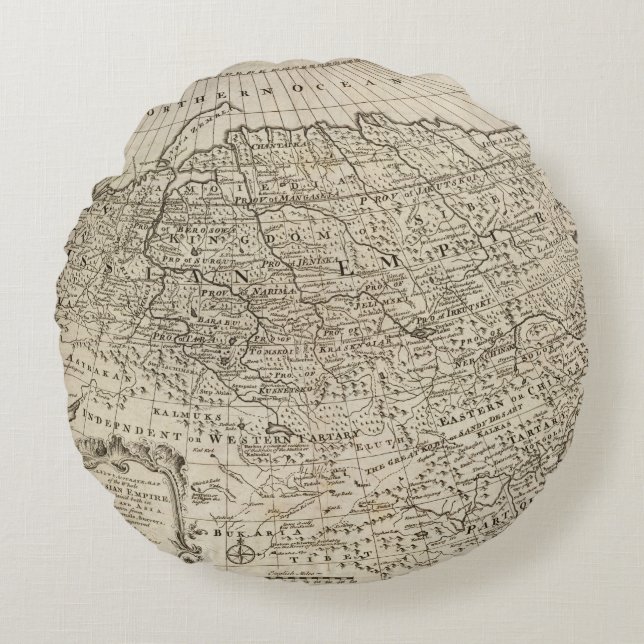 Russian Empire 2 2 Round Pillow (Front)