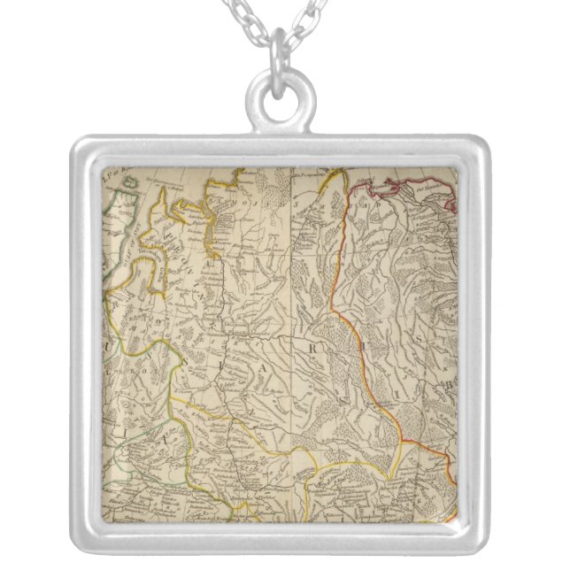 Russian Empire 6 Silver Plated Necklace (Front)