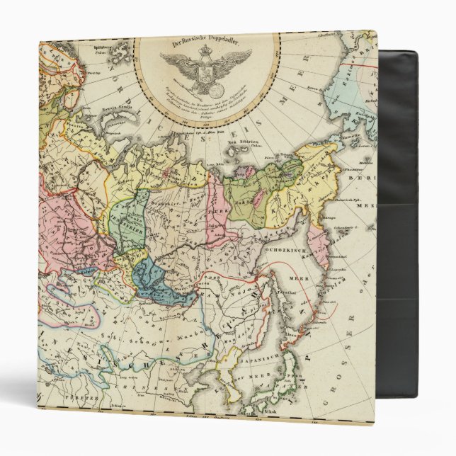 Russian Empire Ethnography 3 Ring Binder (Front/Inside)