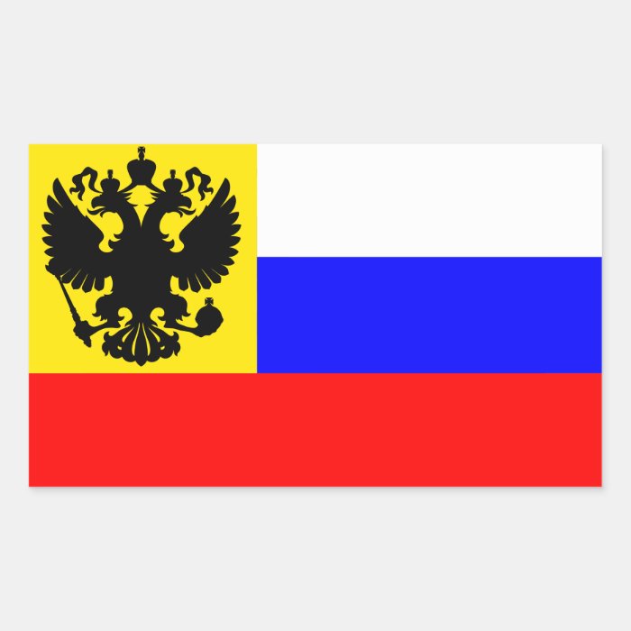 Russian Empire Flag (1914–1917) Rectangle Sticker