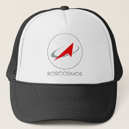 Russian Federal Space Agency Roscosmos Роскосмос Trucker Hat