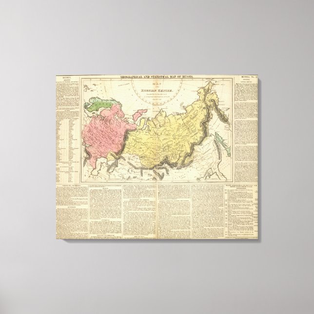 Russian Federation Canvas Print (Front)