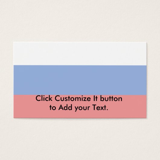Russian Federation, Russia flag (Front)