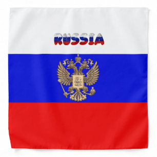 Russian flag bandana
