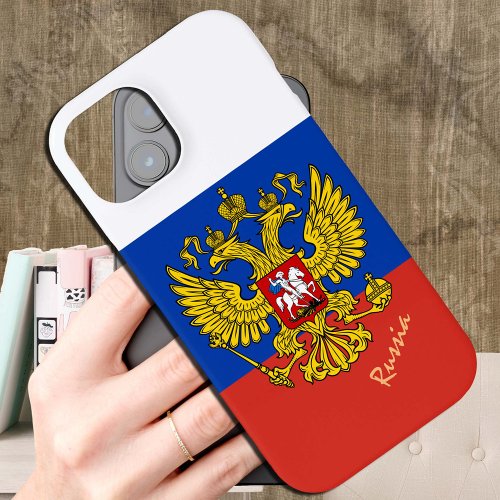Russian Flag Case Russia fashion  sports iPhone 15 Case
