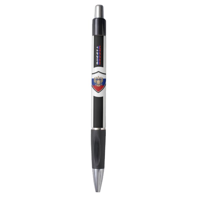 Russian flag-coat arms pen (Front Vertical)