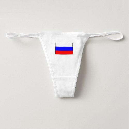 Russian flag design panties for women