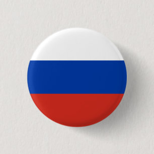 Russian Flag, Flag of Russia Button