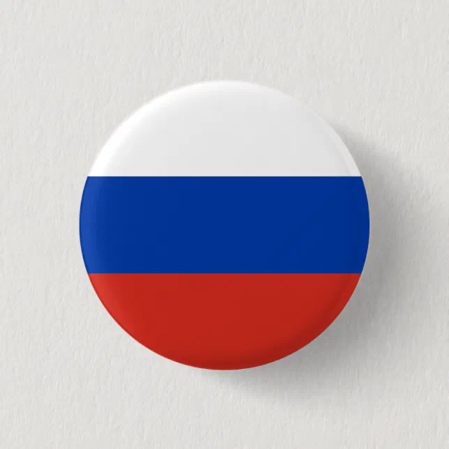 Russia Button Russian Flag, Flag of Russia Button | Zazzle