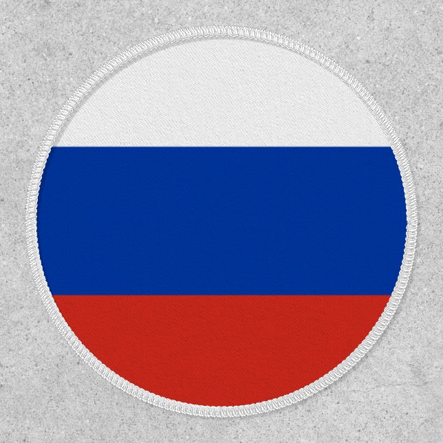 Russian Flag, Flag of Russia Patch (Front)