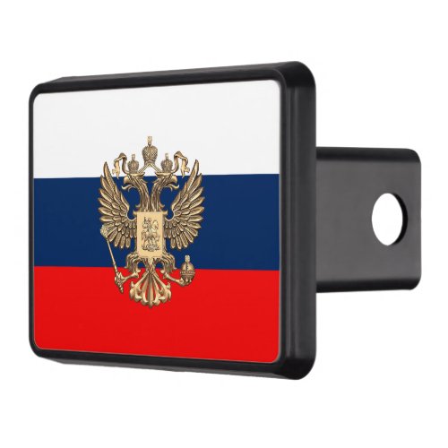 Russian flag hitch cover