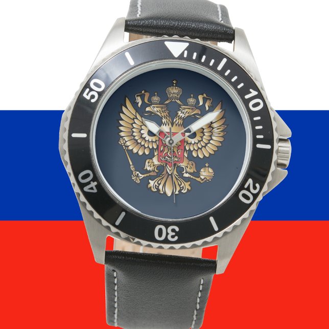 Russian Flag Imperial Eagle Russian Orthodox Watch (Creator Uploaded)