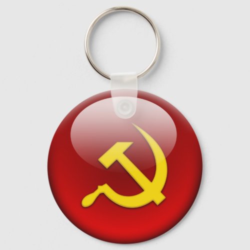 russian Flag Keychain