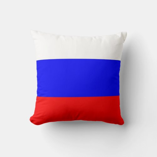 Russian Flag on American MoJo Pillow