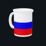 Russian Flag on Pitcher<br><div class="desc">Awesome Pitcher with Flag of Russia. This product its customizable.</div>