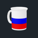 Russian Flag on Pitcher<br><div class="desc">Awesome Pitcher with Flag of Russia. This product its customizable.</div>