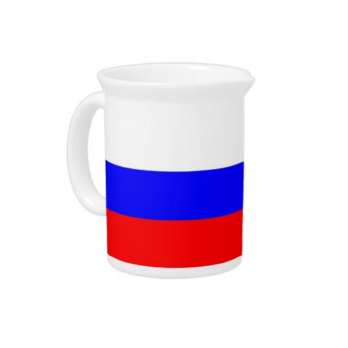 Russian Flag on Pitcher