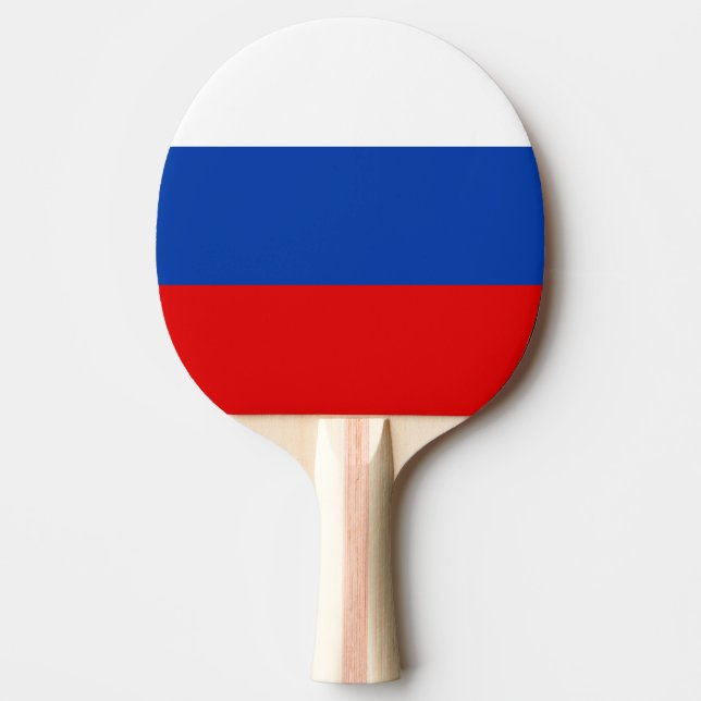 Russian flag ping pong paddle for tabletennis (Front)