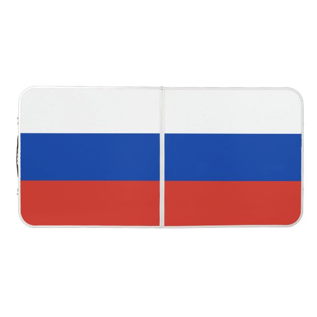 Russian Flag (Russia) Beer Pong Table (Top)