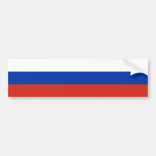 Russian Flag (Russia) Bumper Sticker